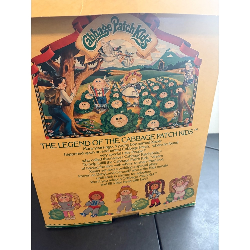 Vintage 1983 Cabbage Patch Kids Doll Wilt Harvey Coleco Original Box 3900 Boy - Picture 6 of 8